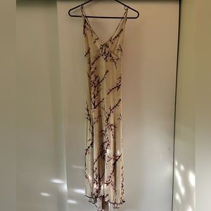 Autumn Teneyl tie back dress in cherry blossom